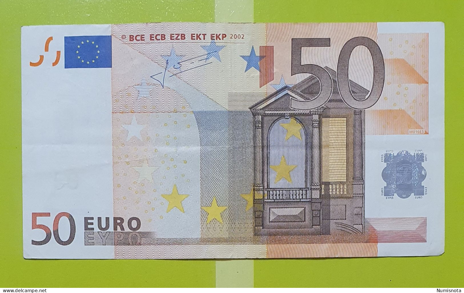 50 Euro 2002 M016 V Spain Trichet Circulated - 50 Euro