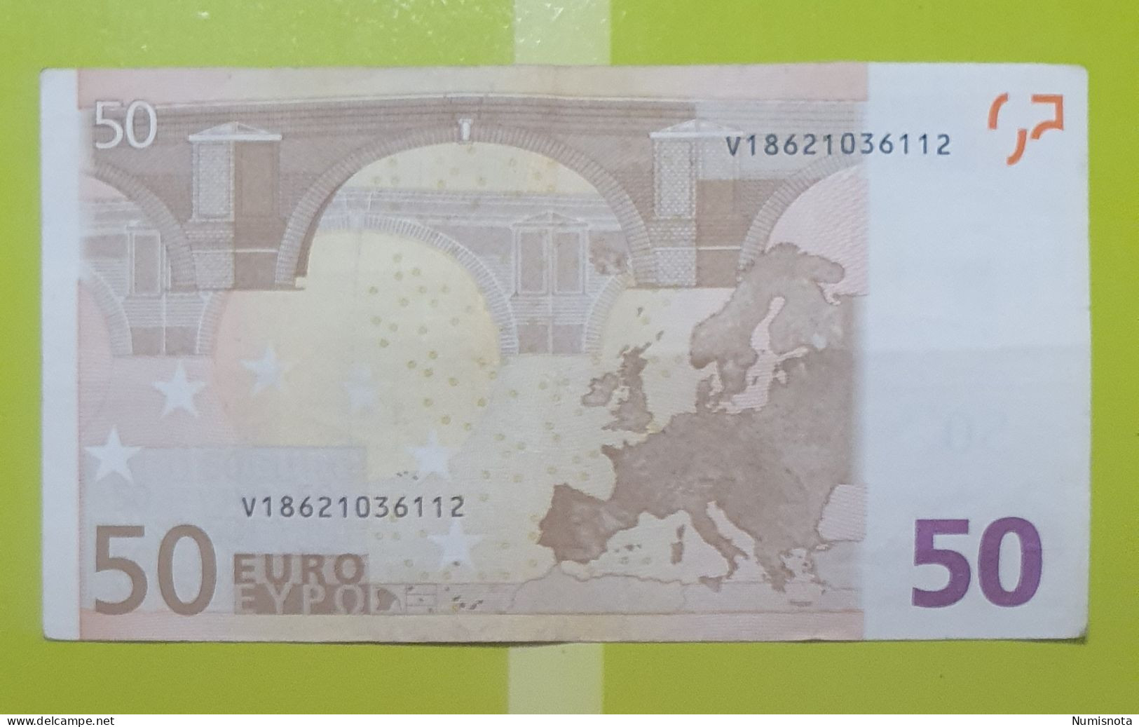 50 Euro 2002 M017 V Spain Trichet Circulated - 50 Euro