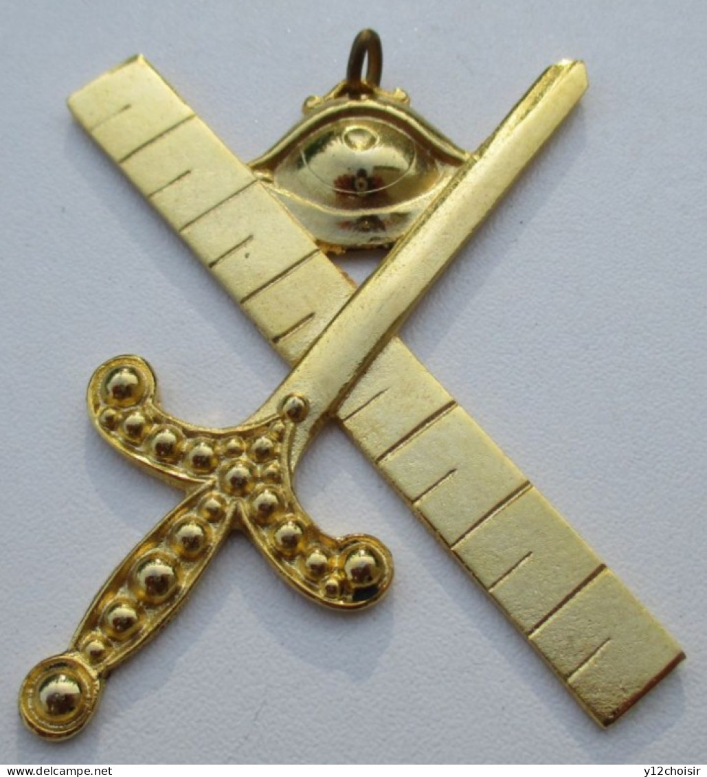 INSIGNE PENDENTIF Maçonnique Franc Maçon Franc-Maçonnerie - Vrijmetselarij