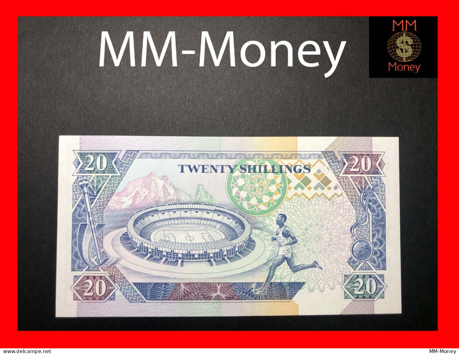 KENYA  20  Shillings  1.1.1994   P.  31 B     UNC - Kenya