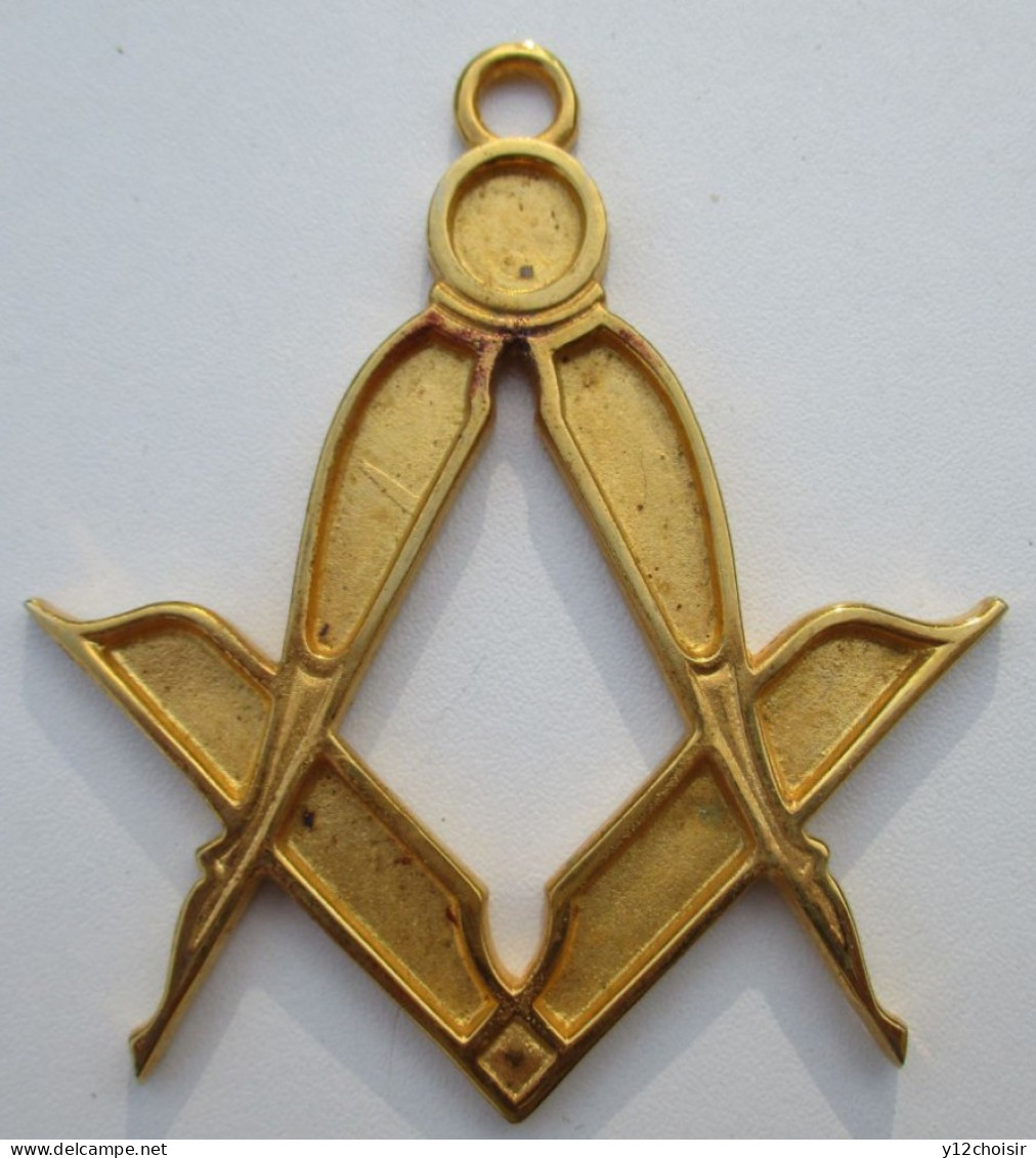 INSIGNE PENDENTIF Maçonnique Franc Maçon Franc-Maçonnerie - Vrijmetselarij