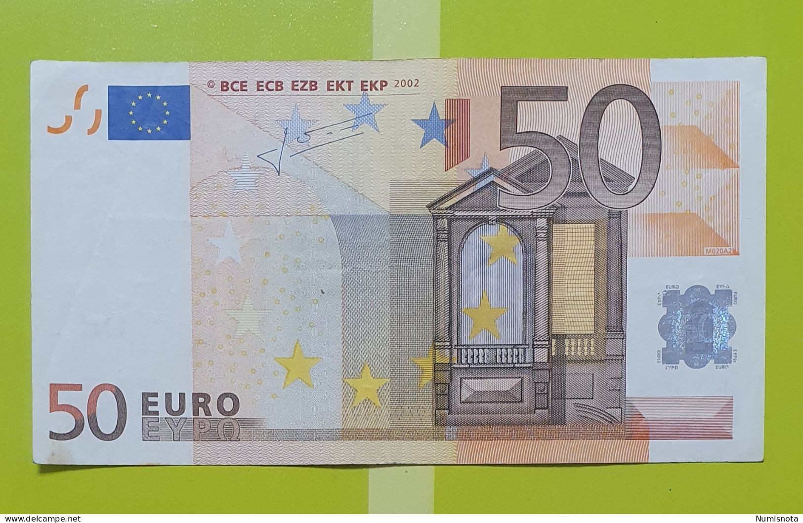 50 Euro 2002 M020 V Spain Trichet Circulated - 50 Euro