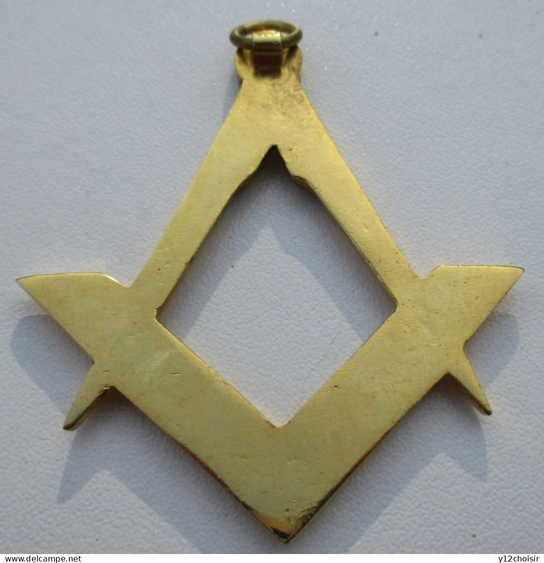 INSIGNE PENDENTIF Maçonnique Franc Maçon Franc-Maçonnerie - Franc-Maçonnerie