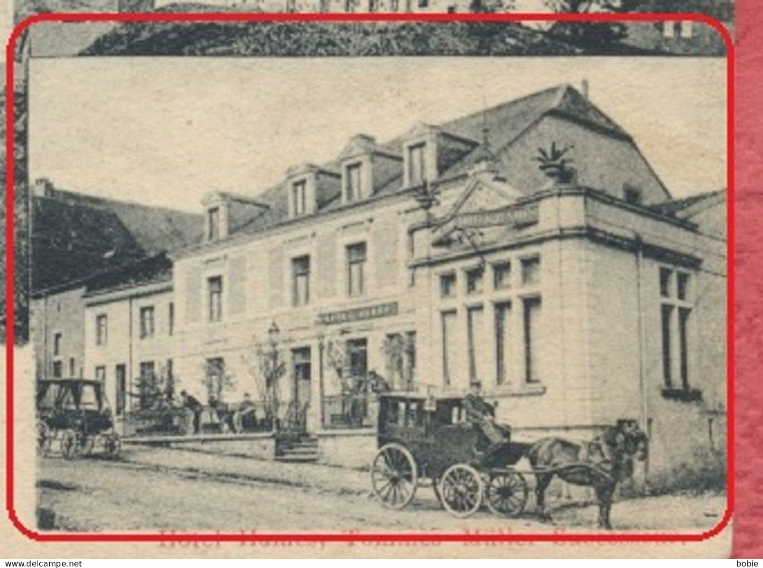 Differdange Luxembourg - 2 Vues : Hauts Fourneaux - Hôtel Hames - Tommes Müller Succésseur - Bellwald No 391 - Differdingen