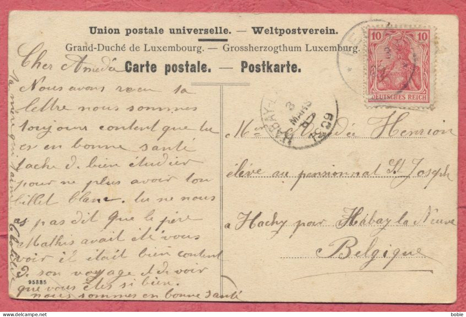 Differdange Luxembourg - 2 Vues : Hauts Fourneaux - Hôtel Hames - Tommes Müller Succésseur - Bellwald No 391 - Differdange