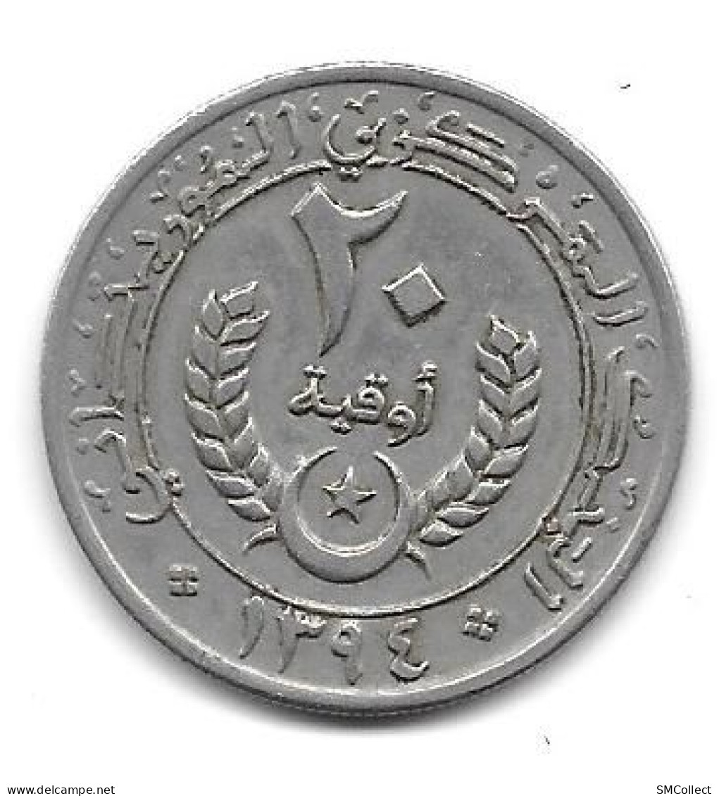 Mauritanie. 20 Ouguiya 1974 (578) - Mauritanie