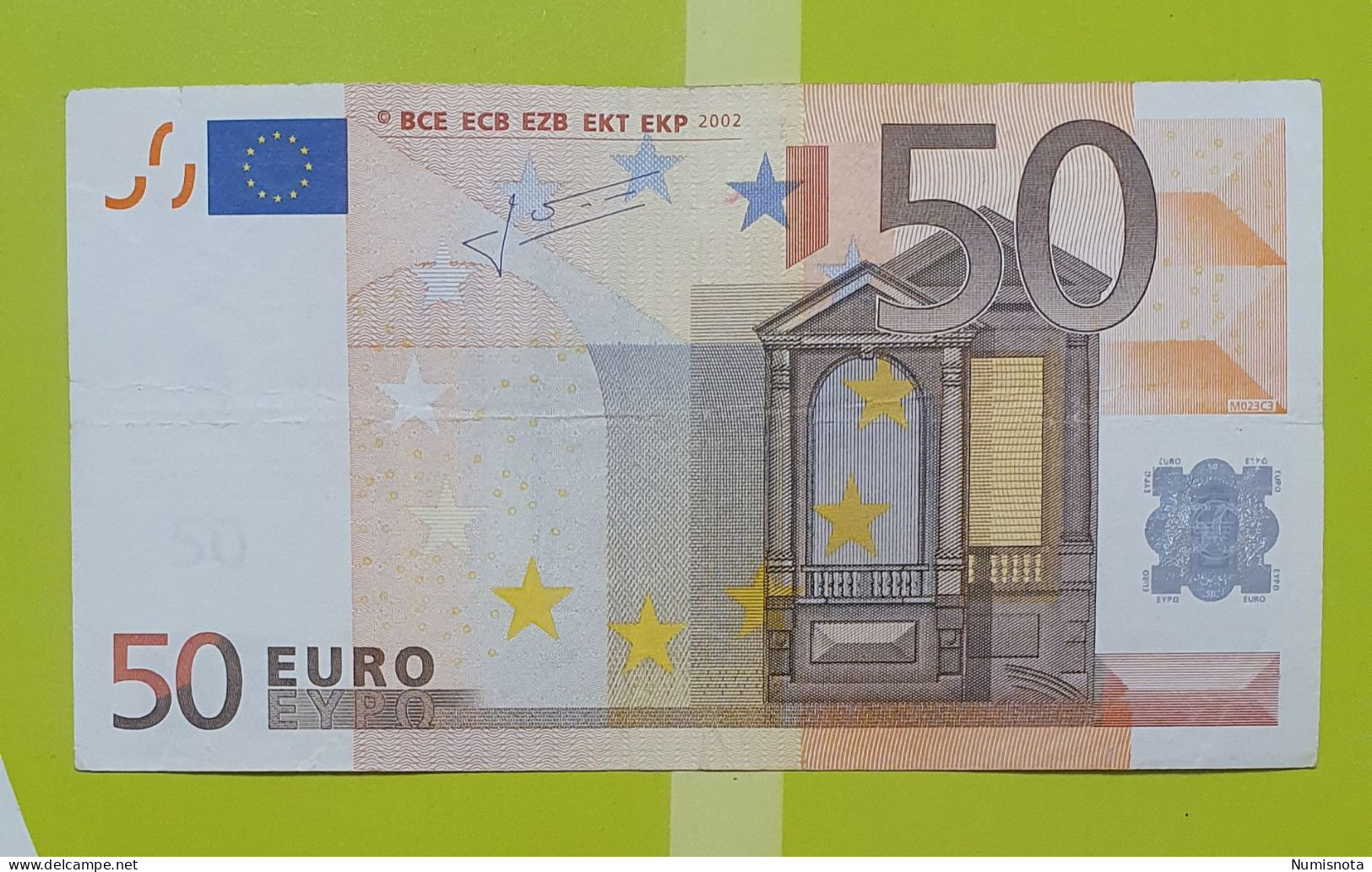 50 Euro 2002 M023 V Spain Trichet  Circulated - 50 Euro