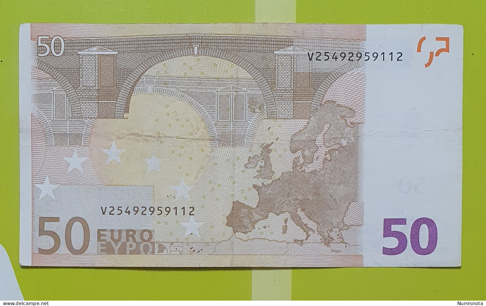 50 Euro 2002 M023 V Spain Trichet  Circulated - 50 Euro