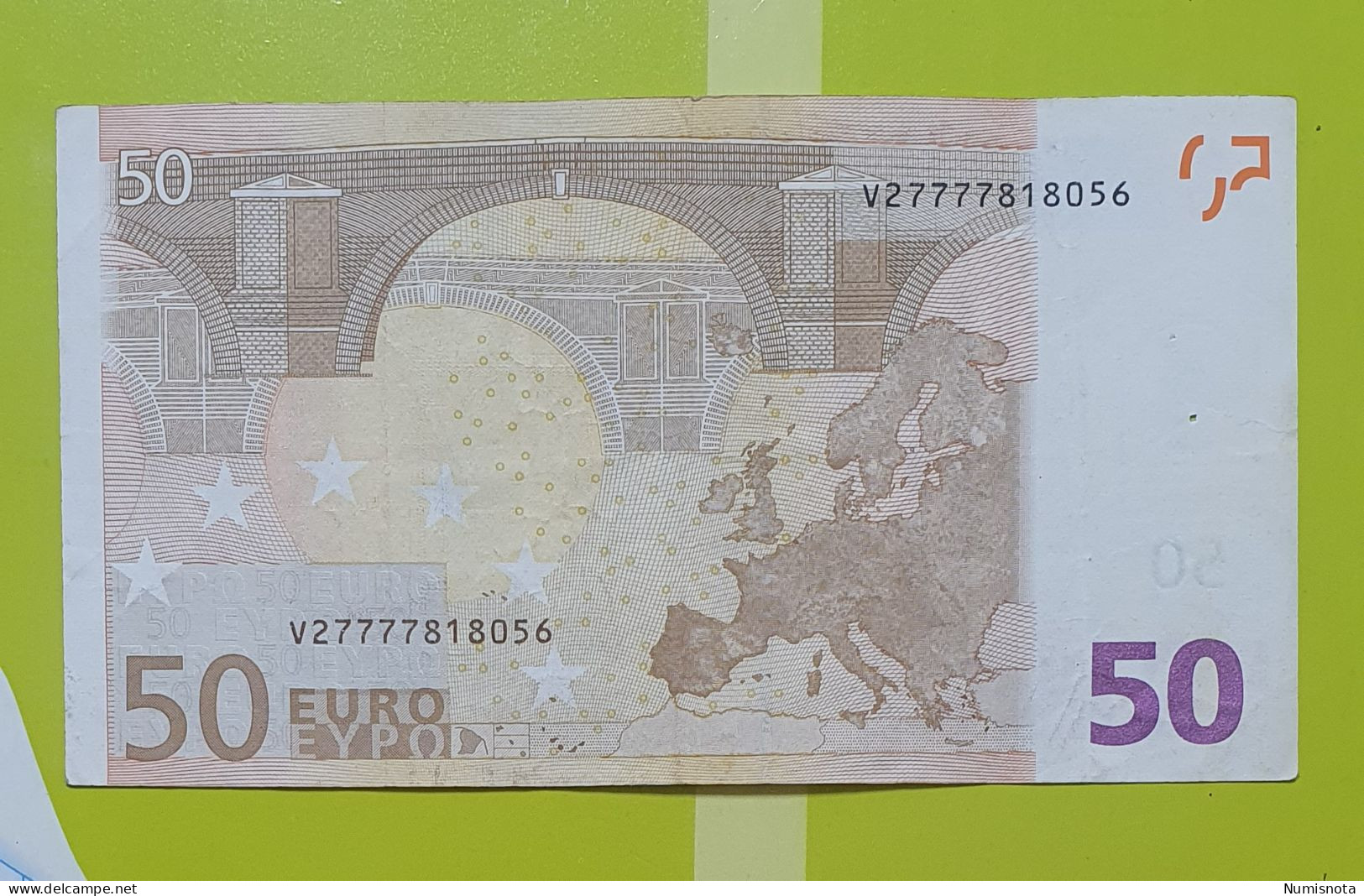 50 Euro 2002 M026 V Spain Trichet Circulated - 50 Euro