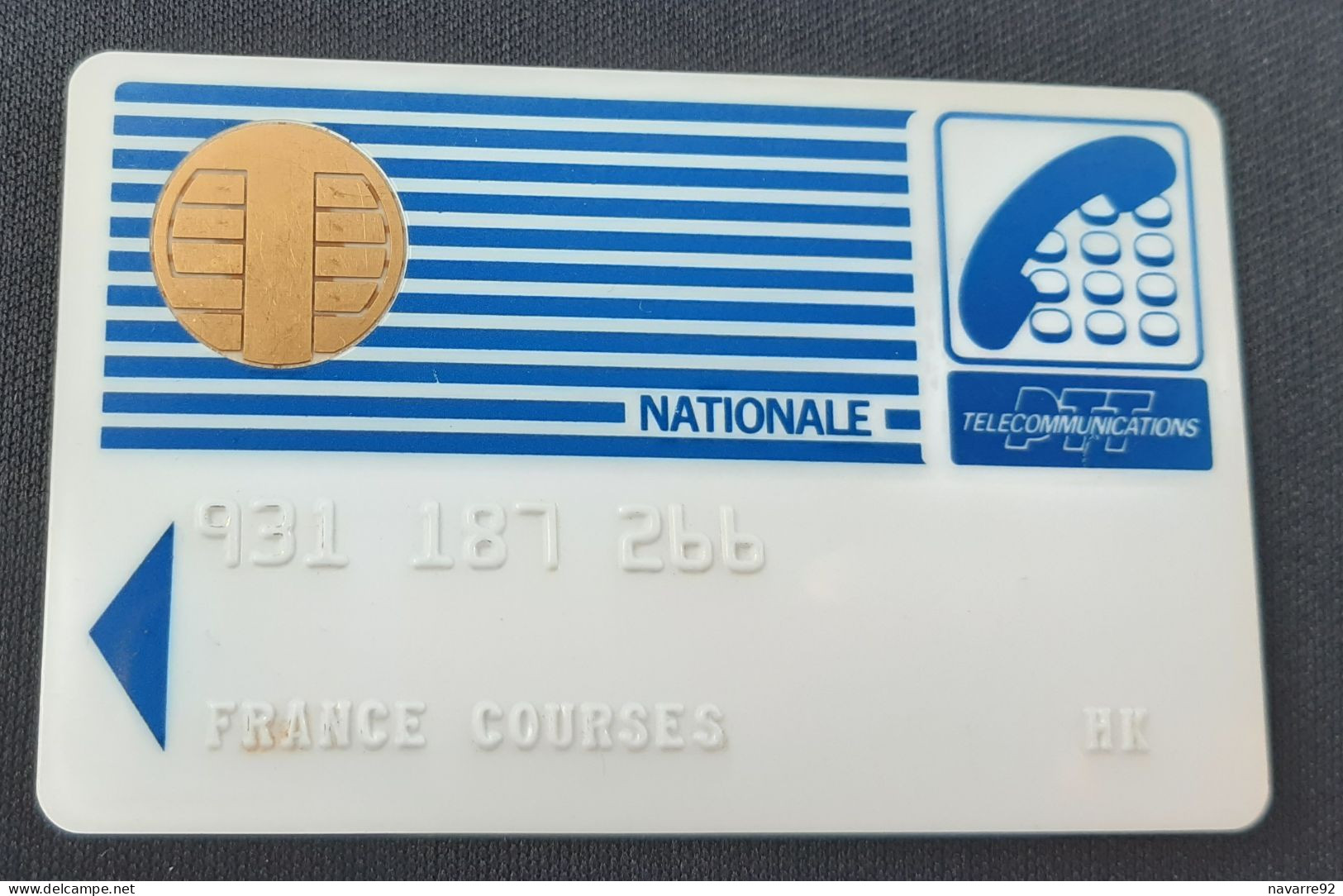 ANCIENNE CARTE A PUCE BULL PTT TELECOMMUNICATIONS NATIONALE B.E !!! - Altri & Non Classificati