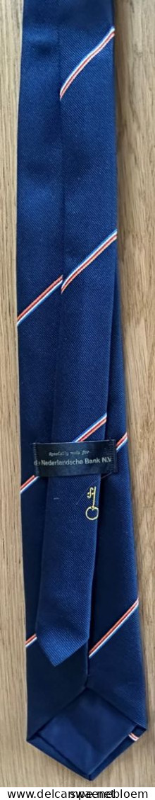 NL.- STROPDAS - SPECIALLY DESIGNED FOR DE NEDERLANDSCHE BANK N/V. - Ties