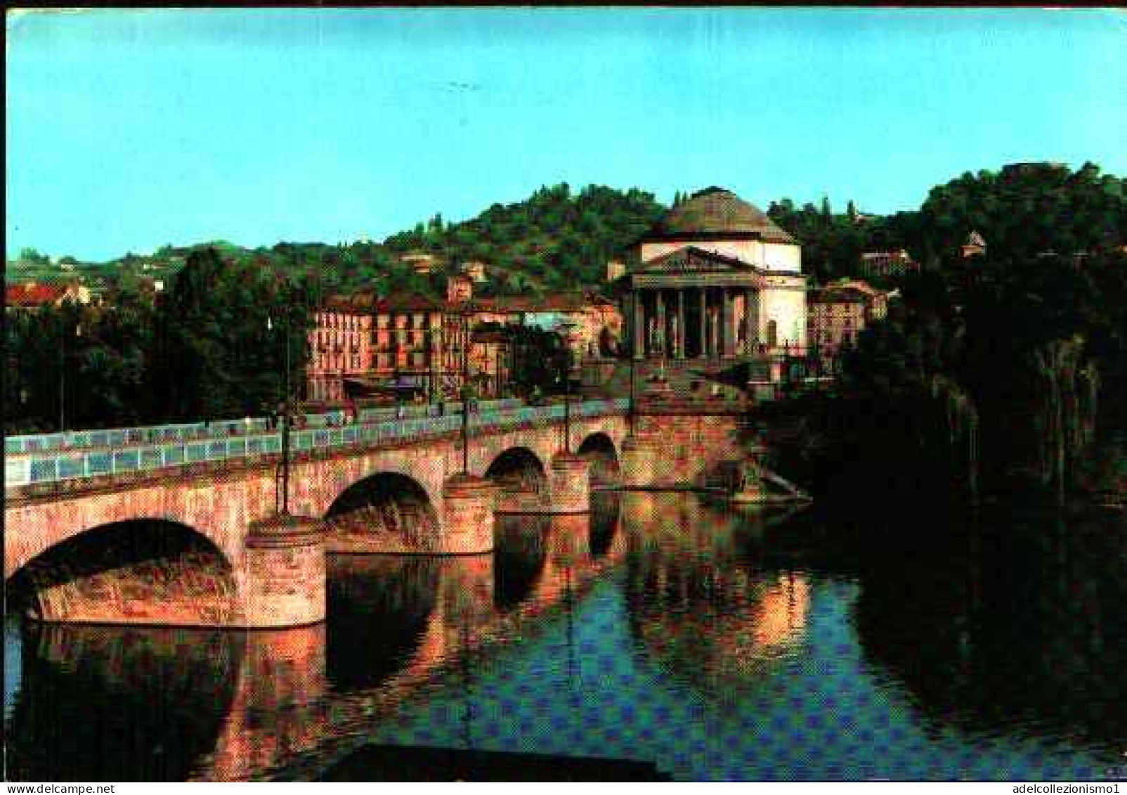 46433) CARTOLINA DI TORINO-PONTE VITTORIO EMANUELE E GRAN MADRE DI DIO- VIAGGIATA - Bridges