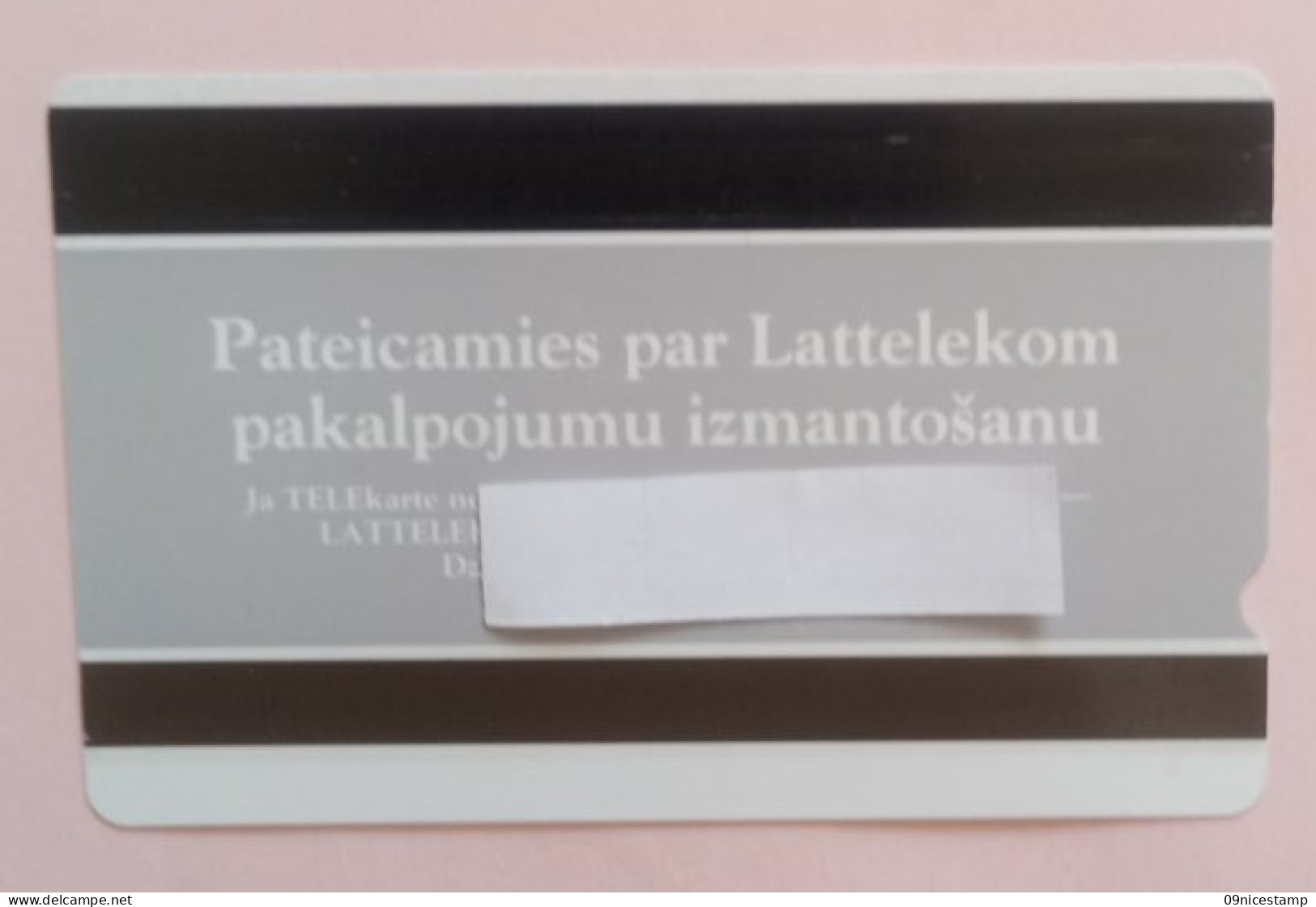 Telephonecard, Latvia, Lettland, Empty And Used - Lettonie