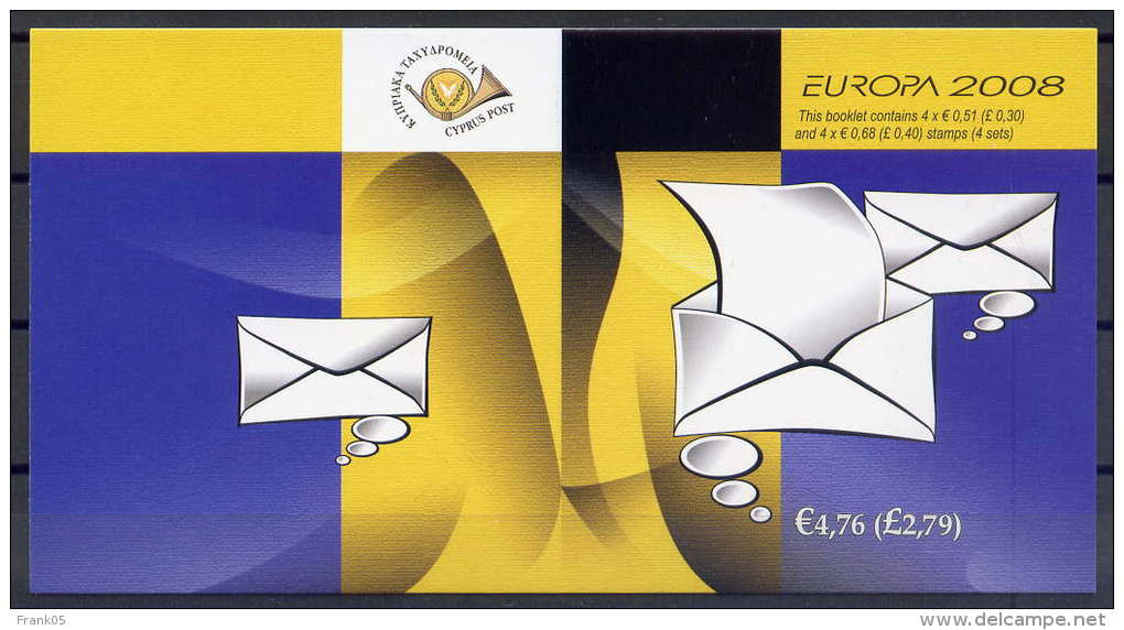 Zypern / Cyprus / Chypre 2008 MH/booklet EUROPA ** - 2008