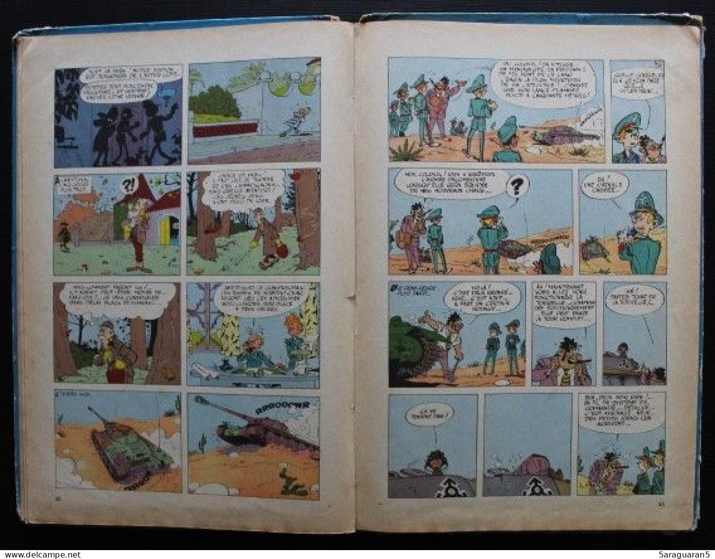 BD SPIROU ET FANTASIO - 7 - Le dictateur et le champignon - EO Française 1956