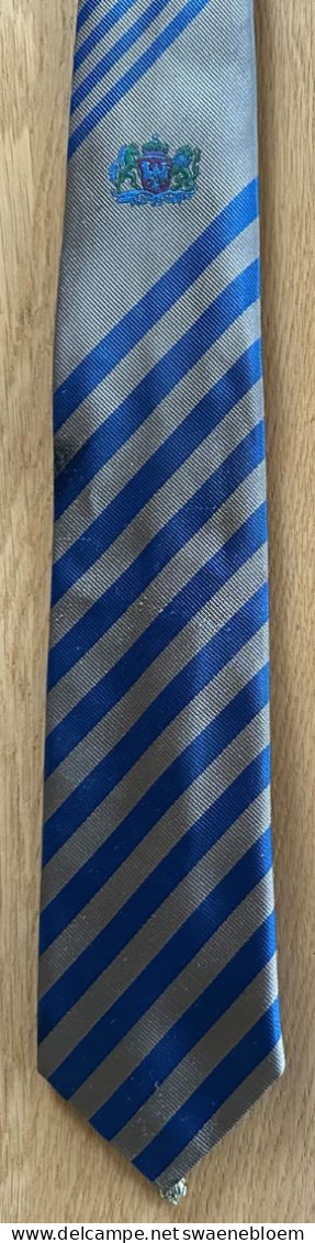 NL.- STROPDAS MET WAPENSCHILD LOGO ? Van ALPI. Necktie - Cravate - Kravate - Ties. - Ties