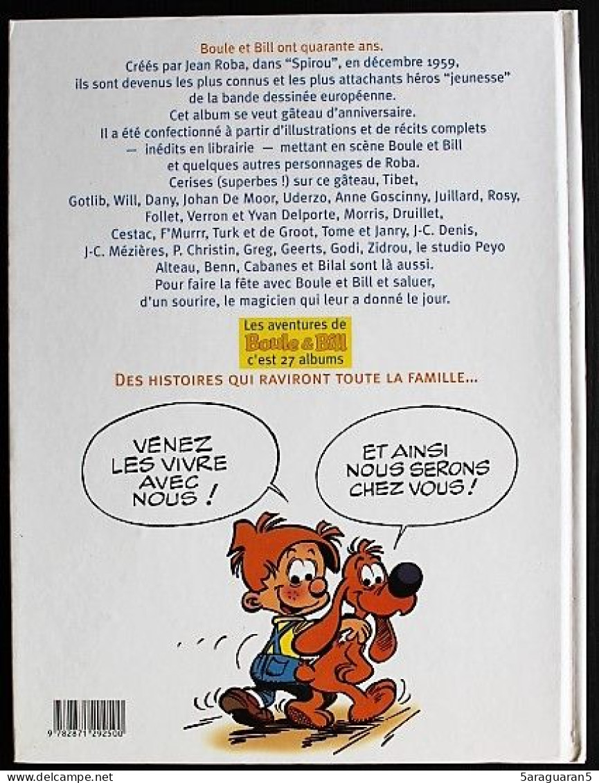 BD BOULE ET BILL - HS - Boule Et Bill Font La Fête - EO 1999 - Boule Et Bill