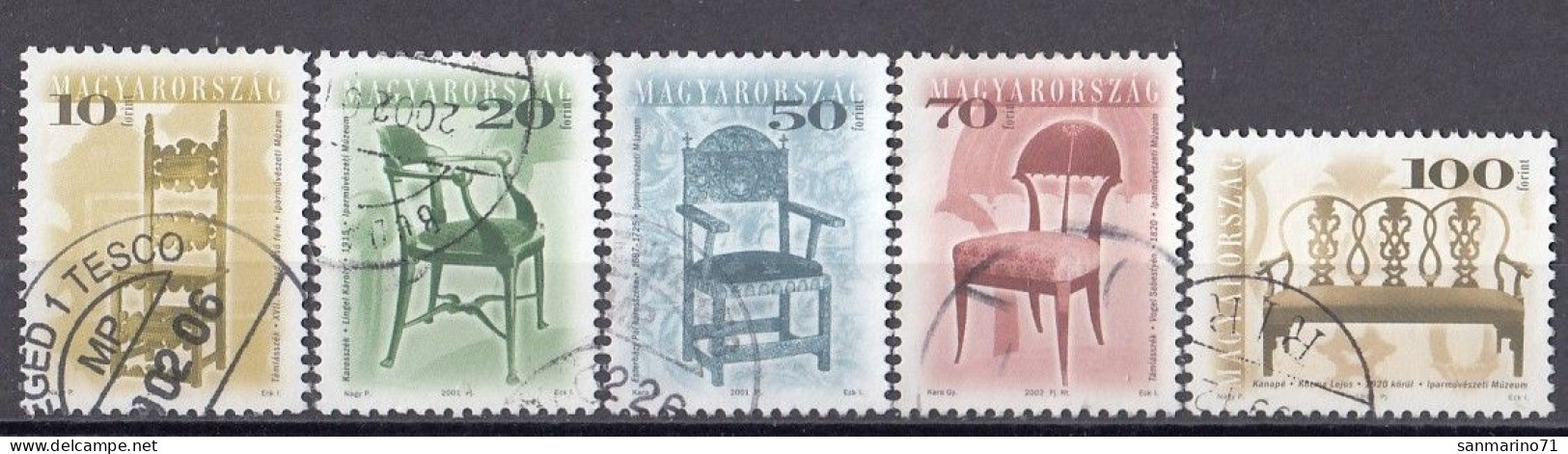 HUNGARY 4561-4565,used - Usati