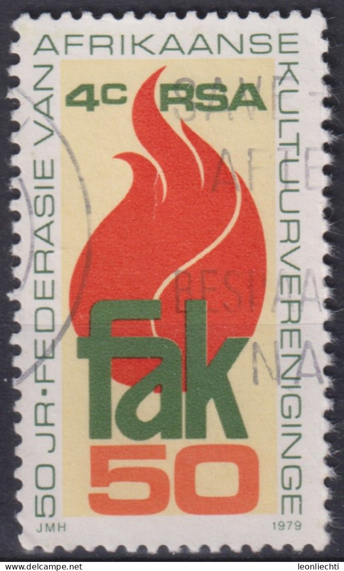 1979 RSA, Mi:ZA 568, Sn:ZA 531, Yt:ZA 473, Föderation Der Afrikaans-Kulturgesellschaften - Used Stamps