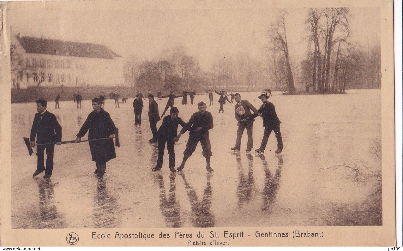  CP CHASTRE GENTINNES Ecole Apostolique Des Frères Du ST Esprit PLAISIRS D'HIVER - Chastre