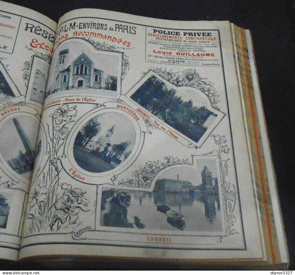 Guide Album Des Chemins De Fer P.L.M. – XXVI ème Année 1914 (juin 1914 à Juin 1915 - Railway & Tramway