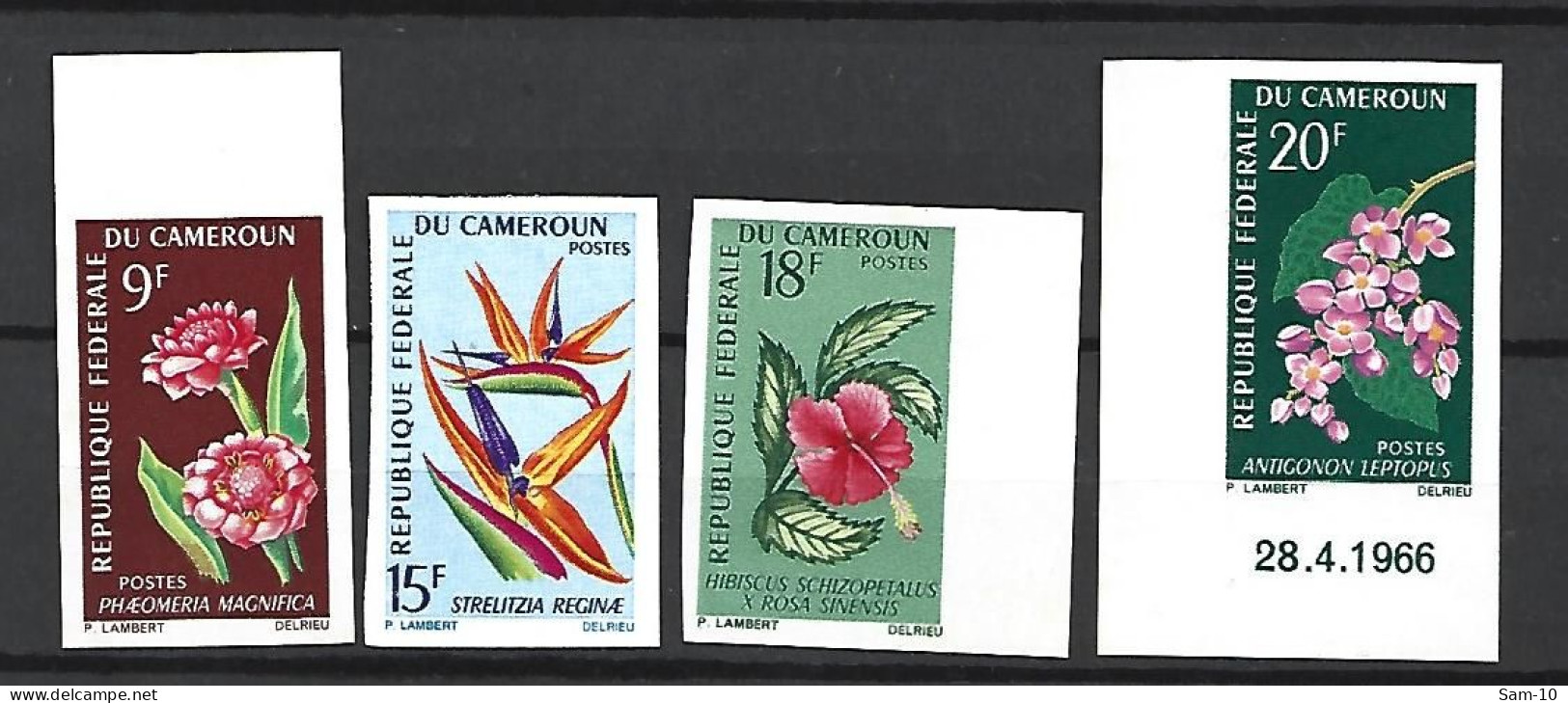 Timbre République Du Cameroun Non Dentelé  Neuf ** N 422 / 424 - Cameroun (1960-...)
