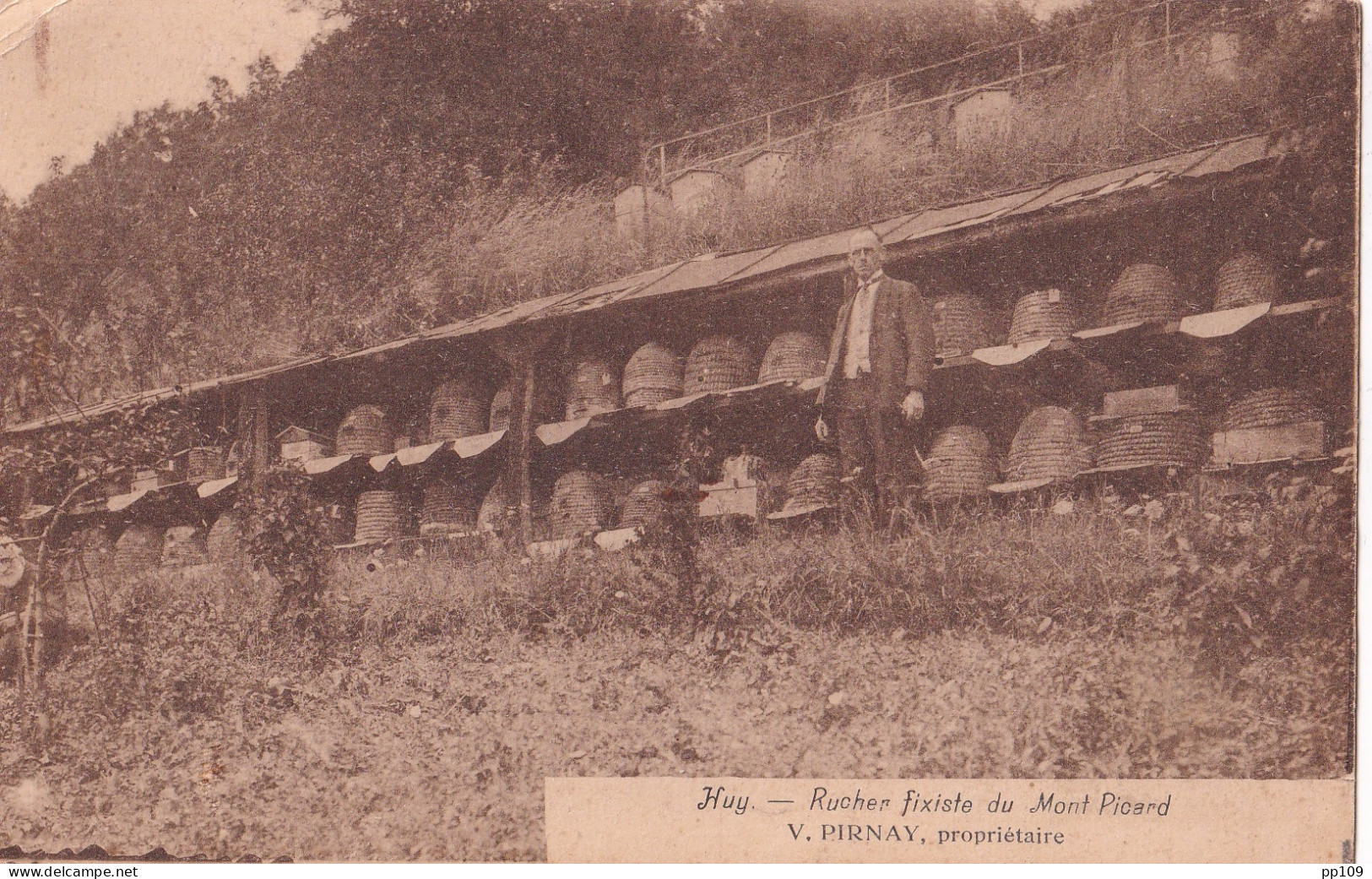 APICULTURE  Abeille  Miel Rucher Fixiste  HUY   Rucher -école De L'Etat  Du Mont PICARD Directeur V.Pirnay   Magnifique  - Huy