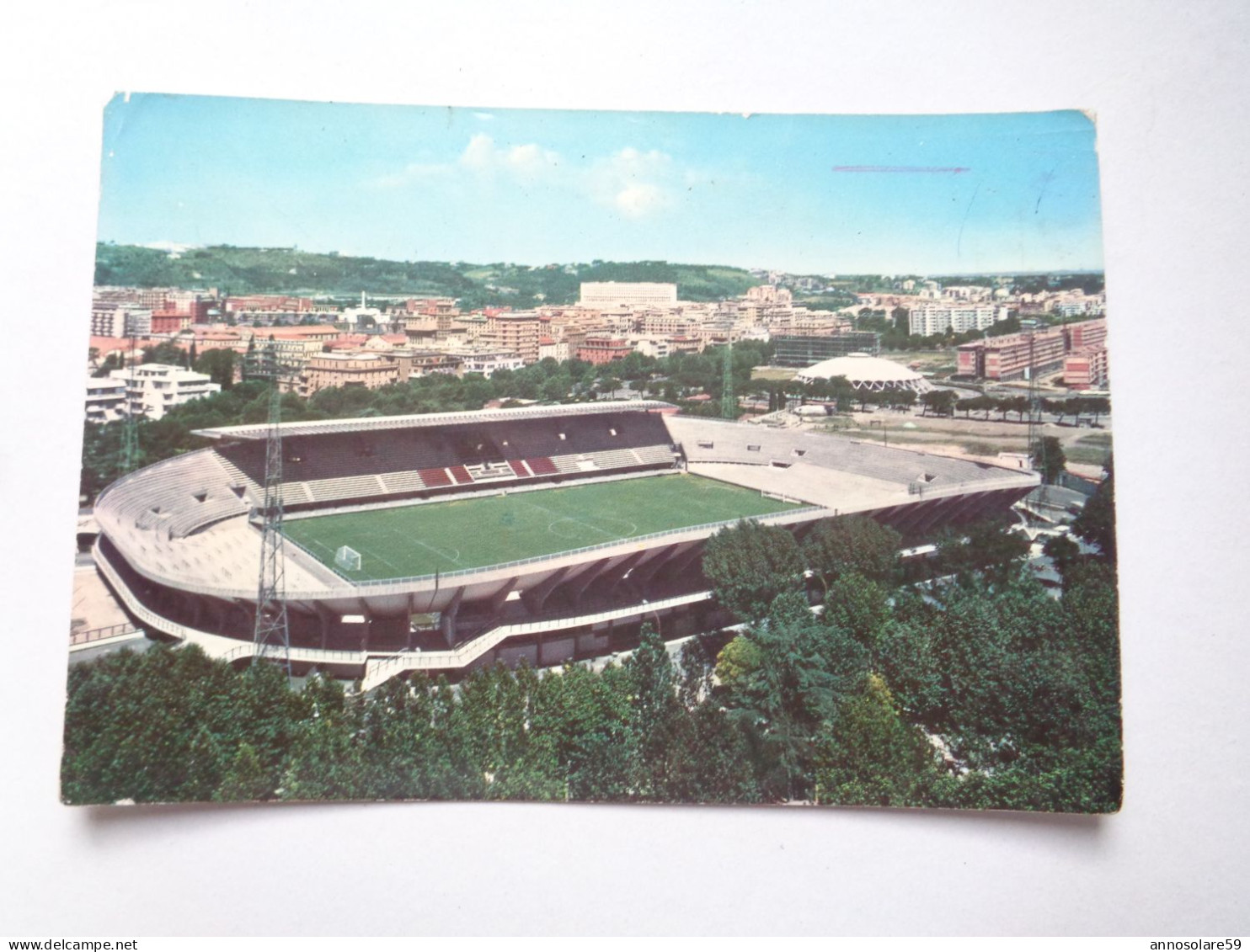 CARTOLINA: ROMA - STADIO FLAMINIO - VIAGGIATA - F/G - COLORI - LEGGI - Stadia & Sportstructuren