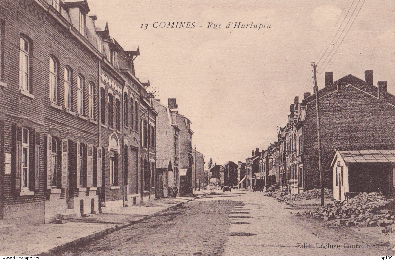 CP Ancienne Ancienne COMINES Rue D'Hurlupin - Komen-Waasten