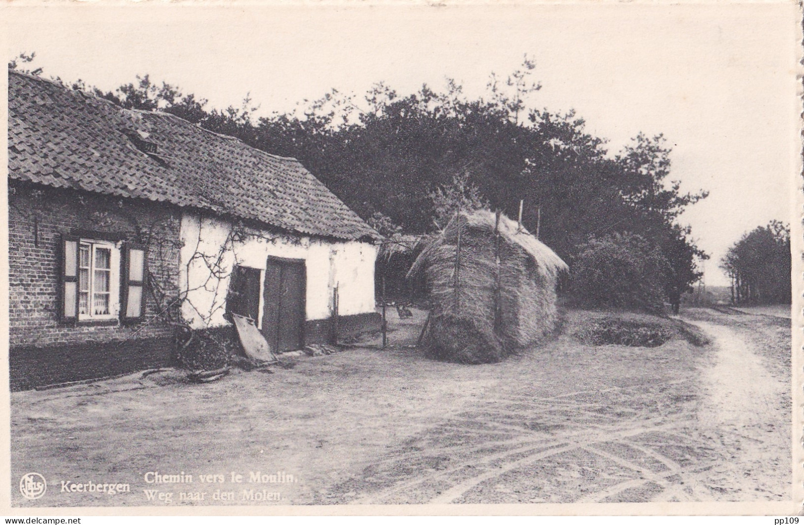 PK KEERBERGEN  Chemin Vers Le Moulin Weg Naar Den Molen   Edition : Au Petit Bruxelles   - Keerbergen