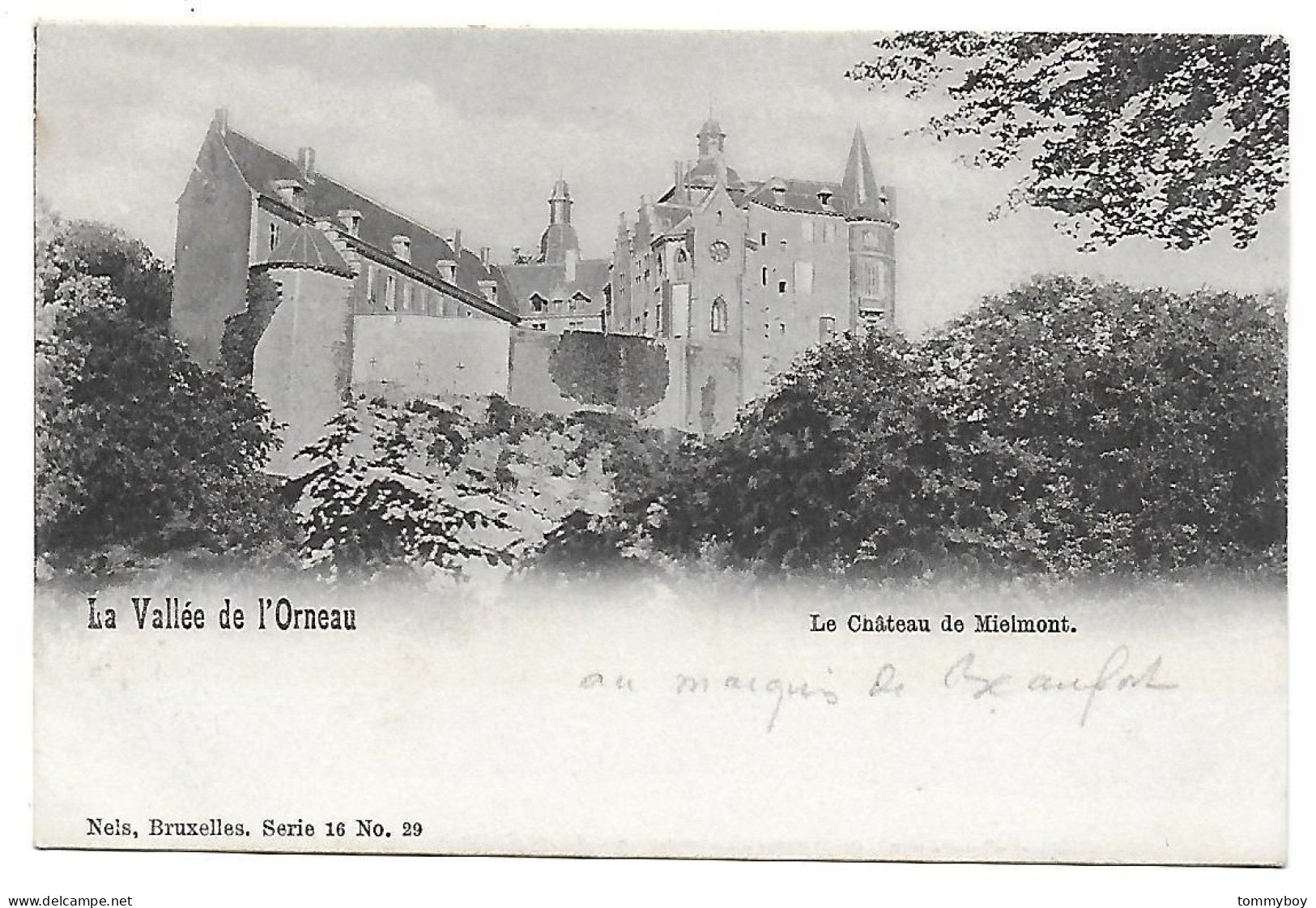 CPA La Vallée De L'Orneau, Le Château De Mielmont - Jemeppe-sur-Sambre