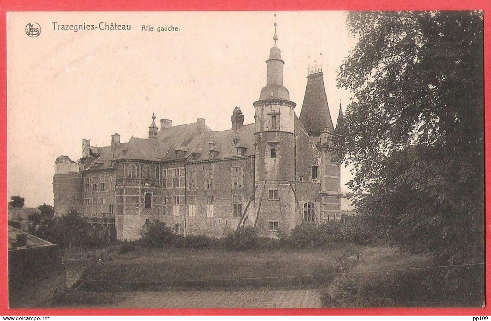 CP TRAZEGNIES Château Aile Gauche - Courcelles