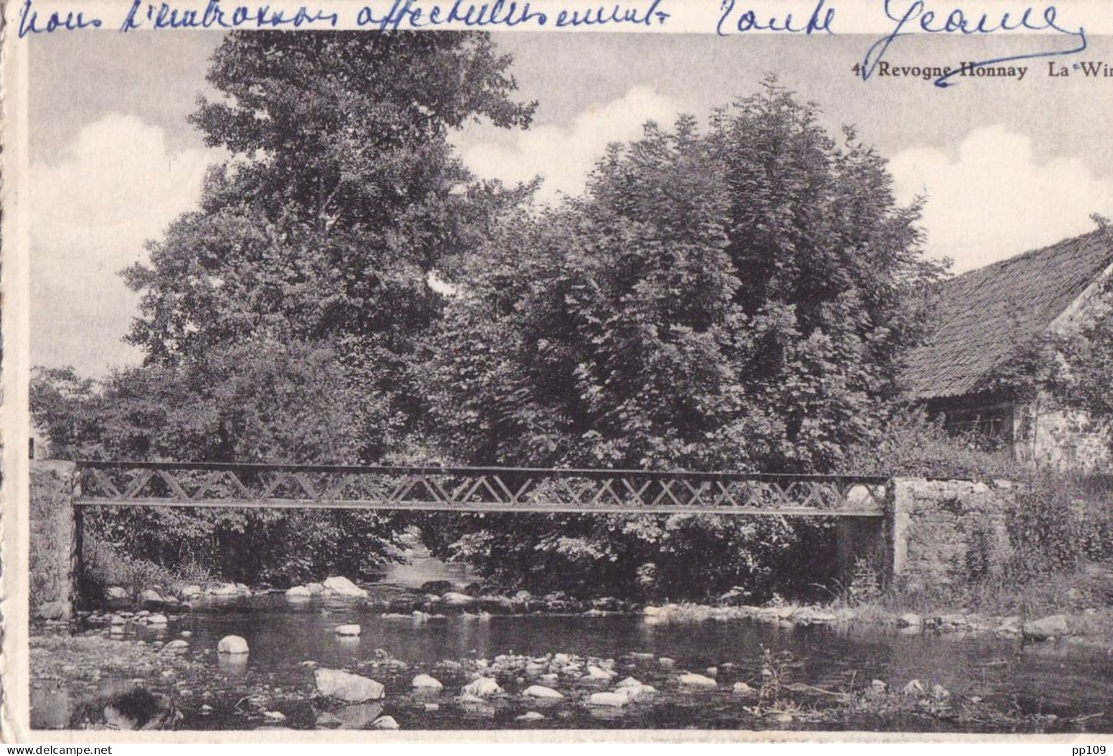 CP REVOGNE HONNAY La Wimbe (envoyée De PONDROME) Vers Jette 1953 - Beauraing