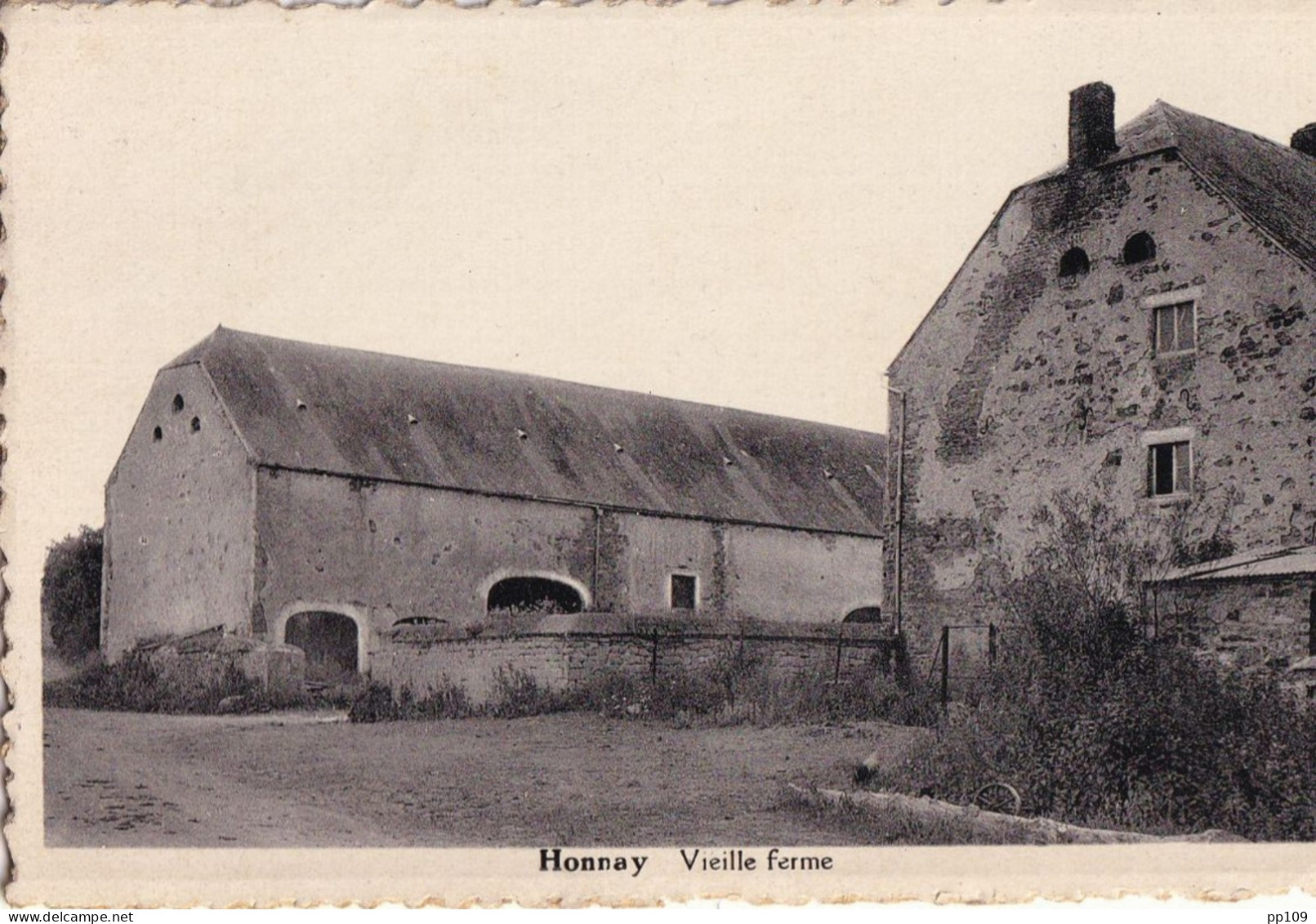 CP  HONNAY Vieille Ferme (envoyée De PONDROME) Vers Jette - Beauraing