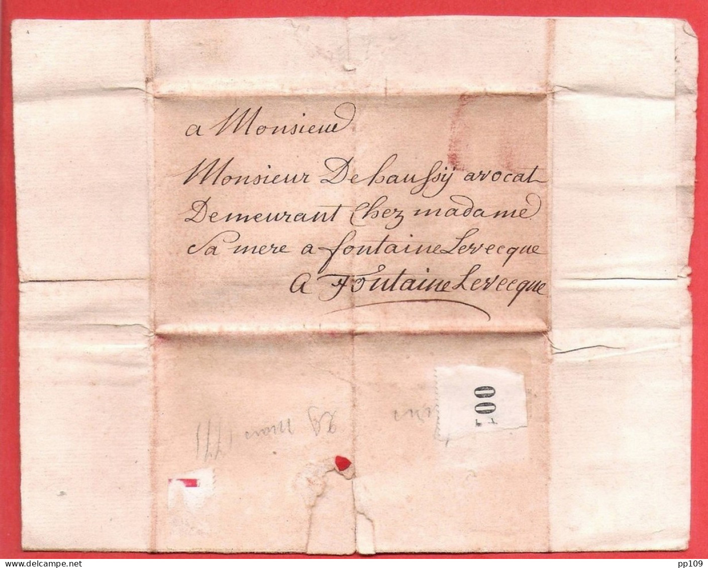 Précurseur Complet MONS 29 III 1771 Vers Fontaine L'Evêque - 1714-1794 (Oostenrijkse Nederlanden)