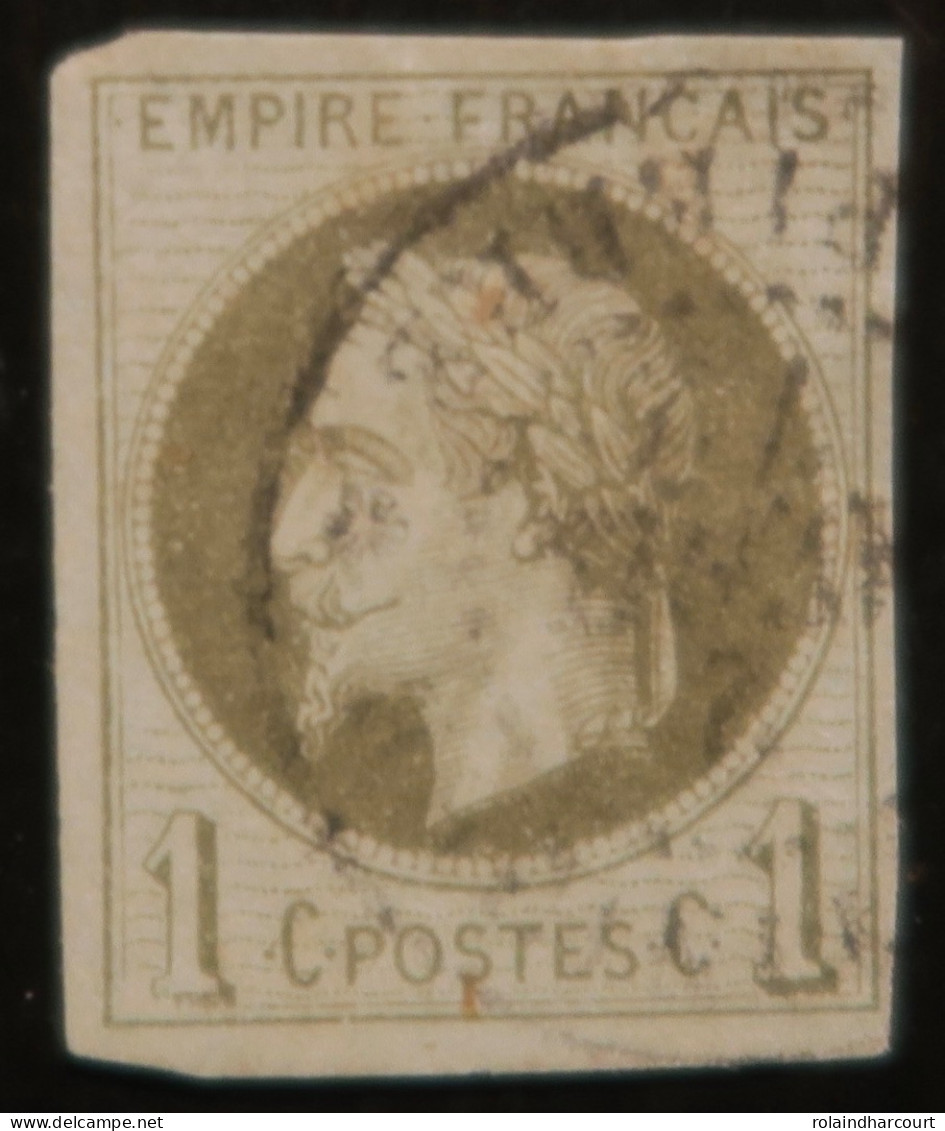LP3137/617 - 1871/1872 - COLONIES FR. - EMISSIONS GENERALES - NAPOLEON III Lauré - N°7 Avec CàD - Cote (2023) : 100,00 € - Napoléon III.