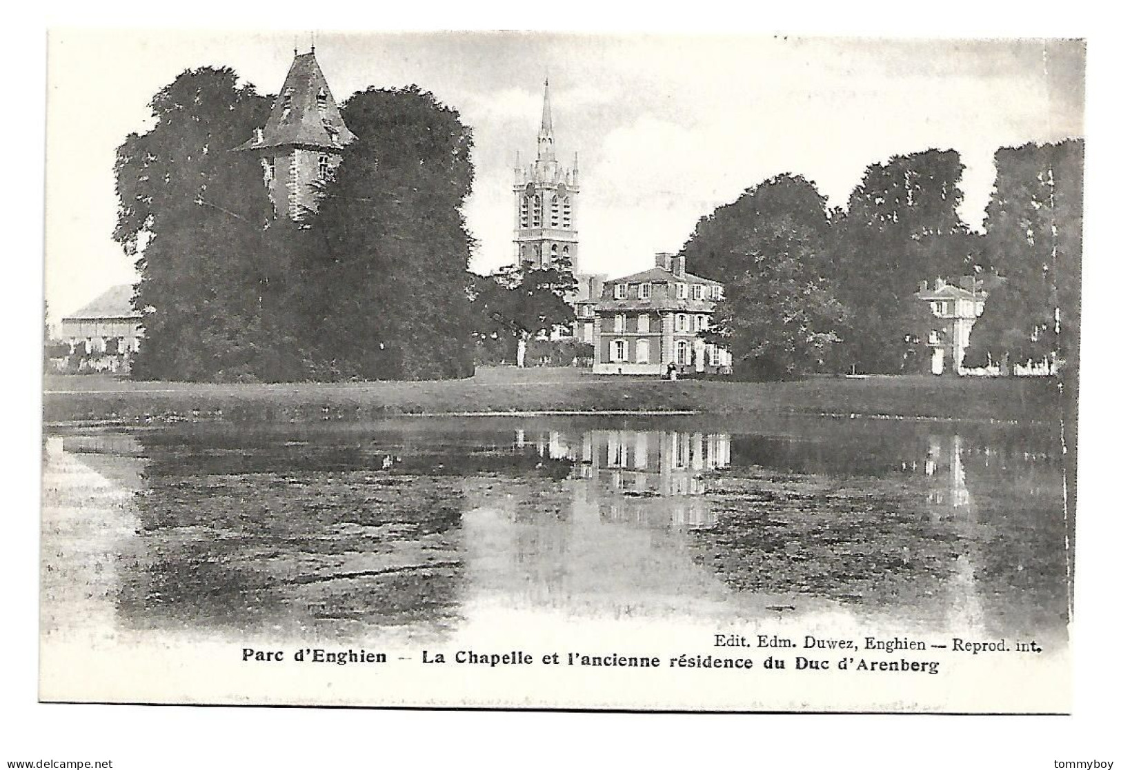 CPA  Enghien - Parc D'Enghien, La Chapelle Et L'Ancienne Résidence Du Duc D'Arenberg - Enghien - Edingen