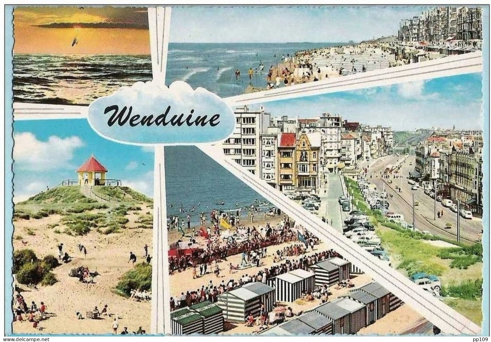 WENDUINE WENDUYNE  2 Moderne PK Groeten Uit ...,  Un Bonjour De ... , Grüsse From... - Wenduine