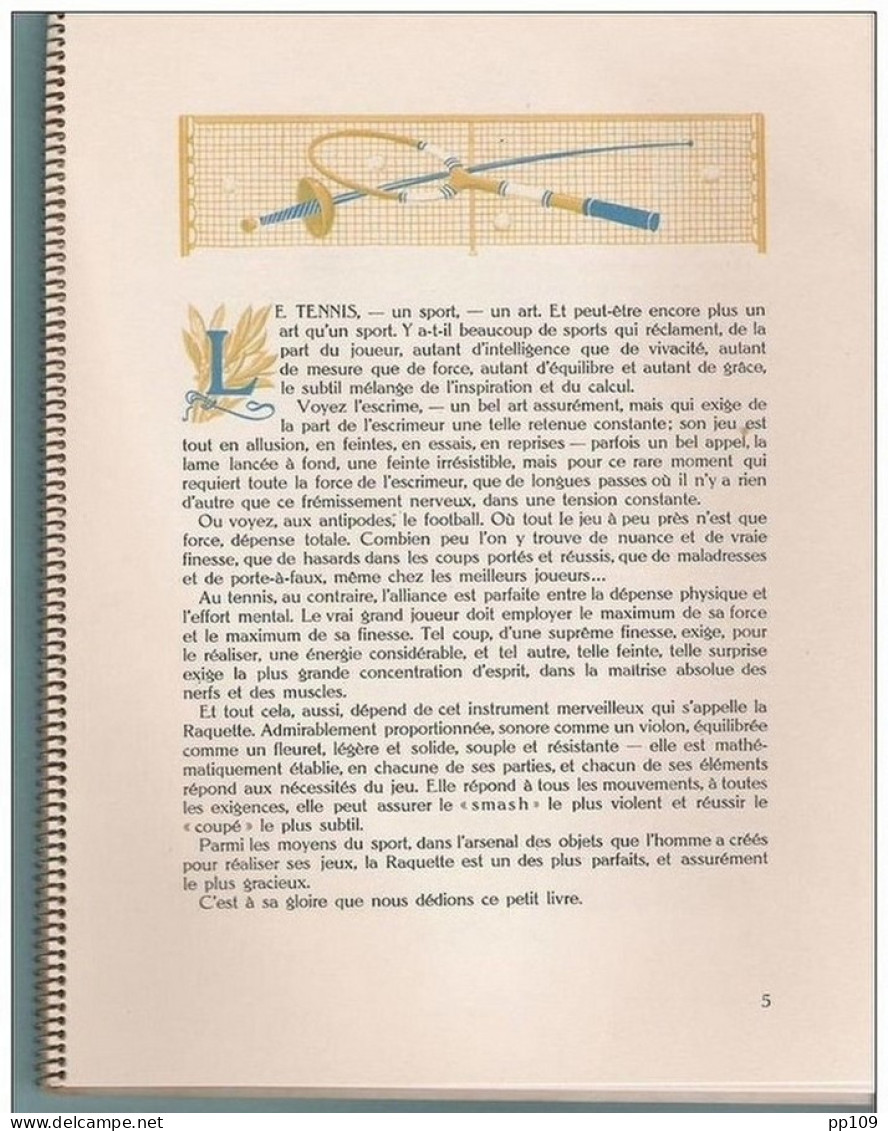 TENNIS - Pub DONNAY (usines Du Liénaux à COUVIN) Fascicule 27 Pg -11 Illustrations Par ANTO CARTE - Texte Herman CLOSSON - Autres & Non Classés