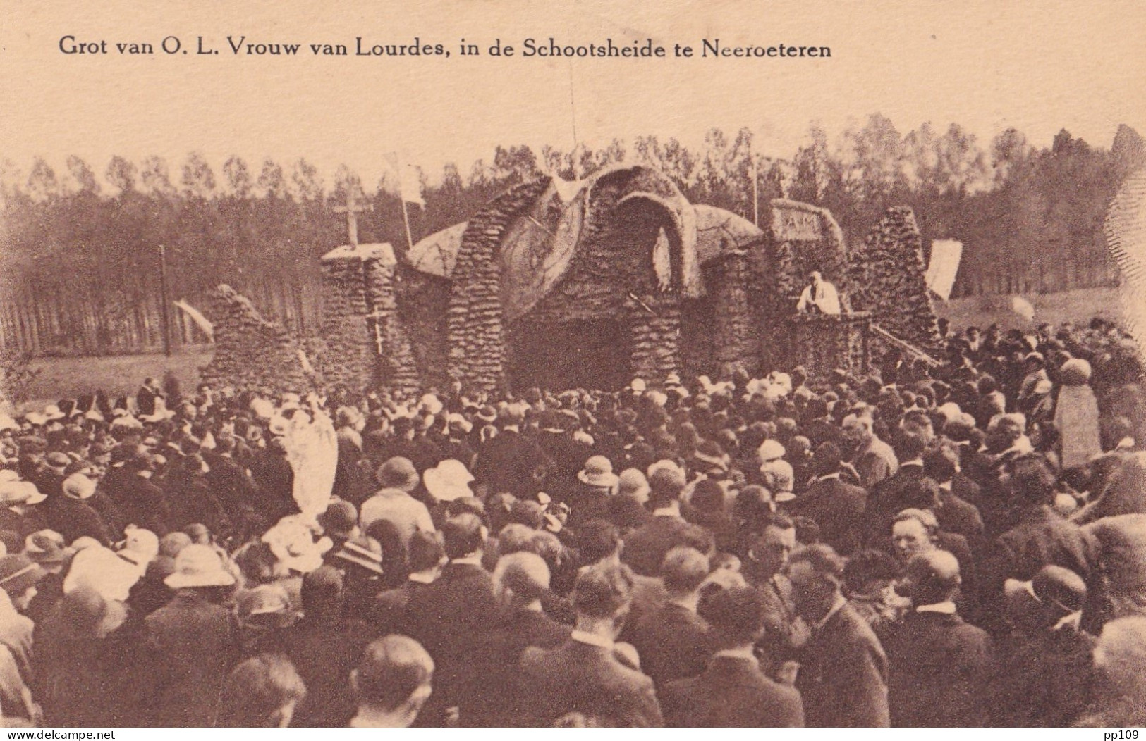 PK NEEROETEREN  Grot Van O.L.Vrouw Van Lourdes In De Schootsheide  Uitg. Denis & Zoon Maesyck - Maaseik