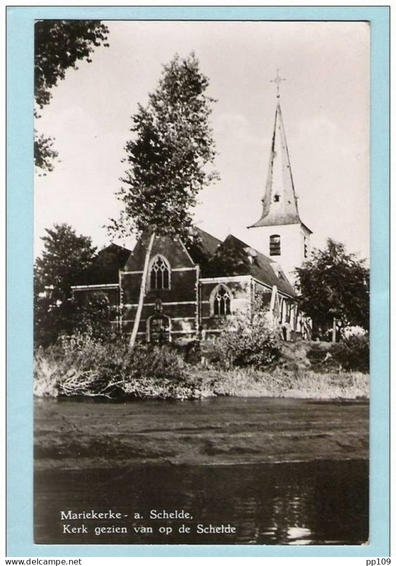 PK MARIEKERKE Aan Schelde -  BORNEM  - Kerk Gezien Van Op De Schelde - Bornem