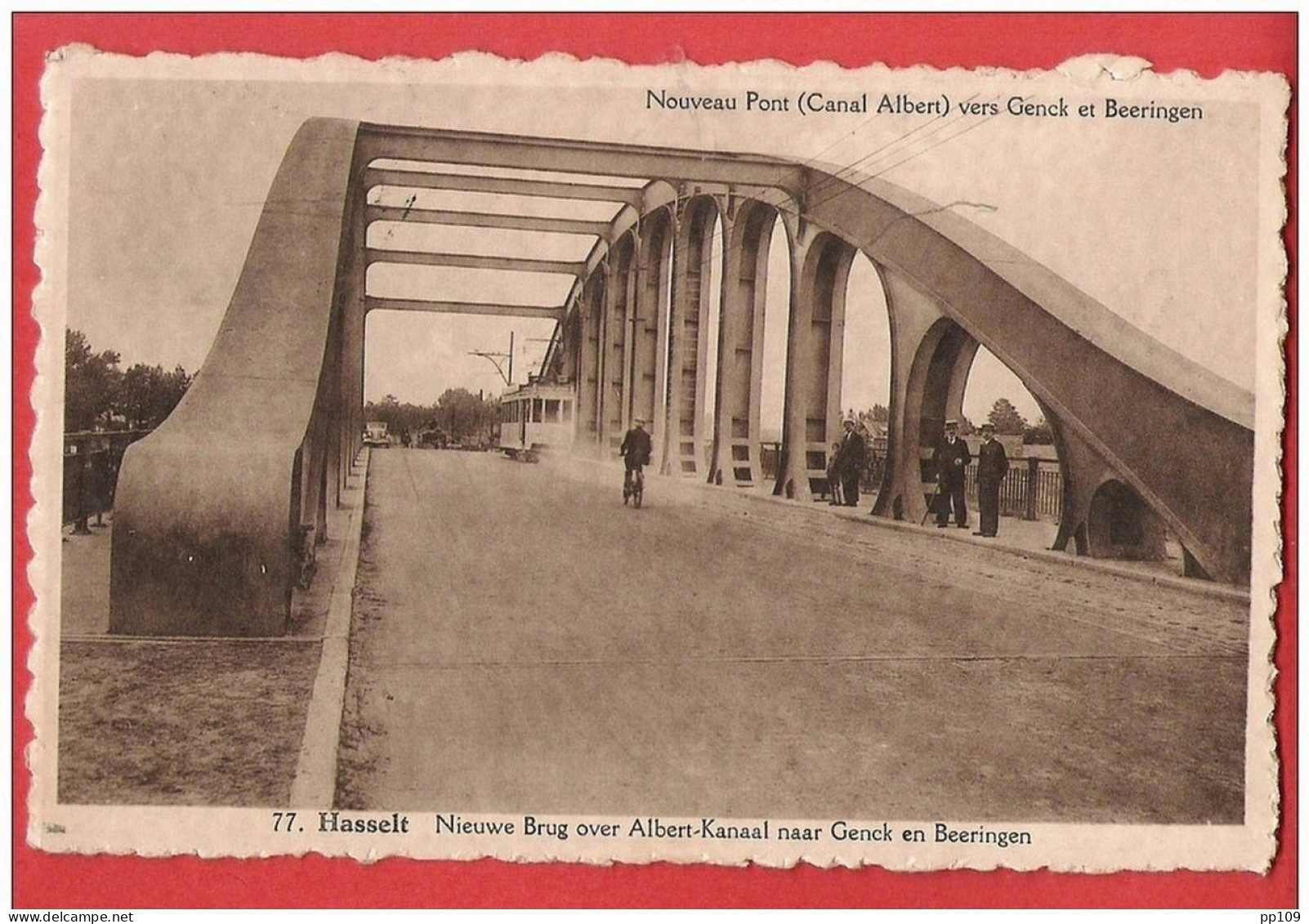 PK HASSELT Nieuwe Brug Over Albert Kanaal Naar Genck En Berringen  Nouveau Pont Canal Albert - Hasselt