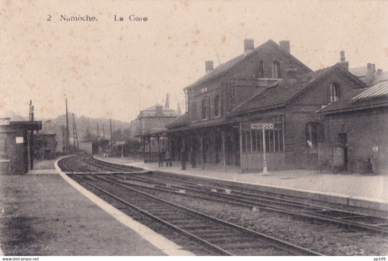 NAMECHE ANDENNE La Gare   Edit. N. LAFLOTTE Bas-Oha  Non Circulé - Andenne