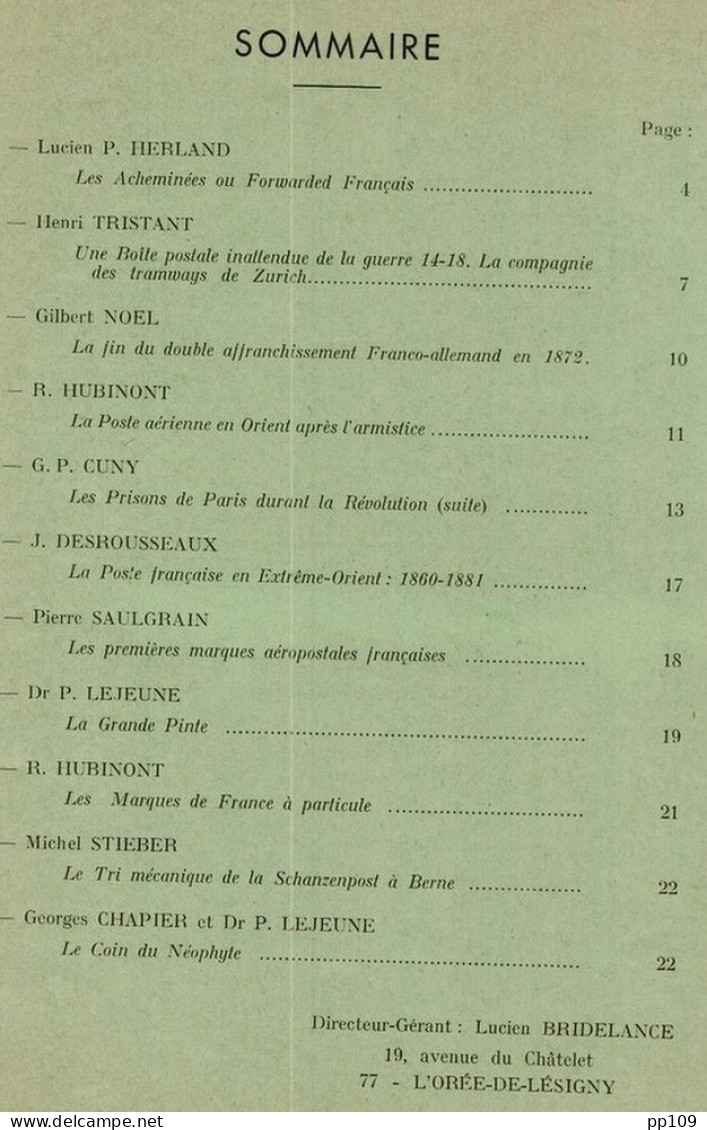 LES FEUILLES MARCOPHILES  - Publication Trimestrielle N°184  2ème Trimestre 1971 - Français (àpd. 1941)