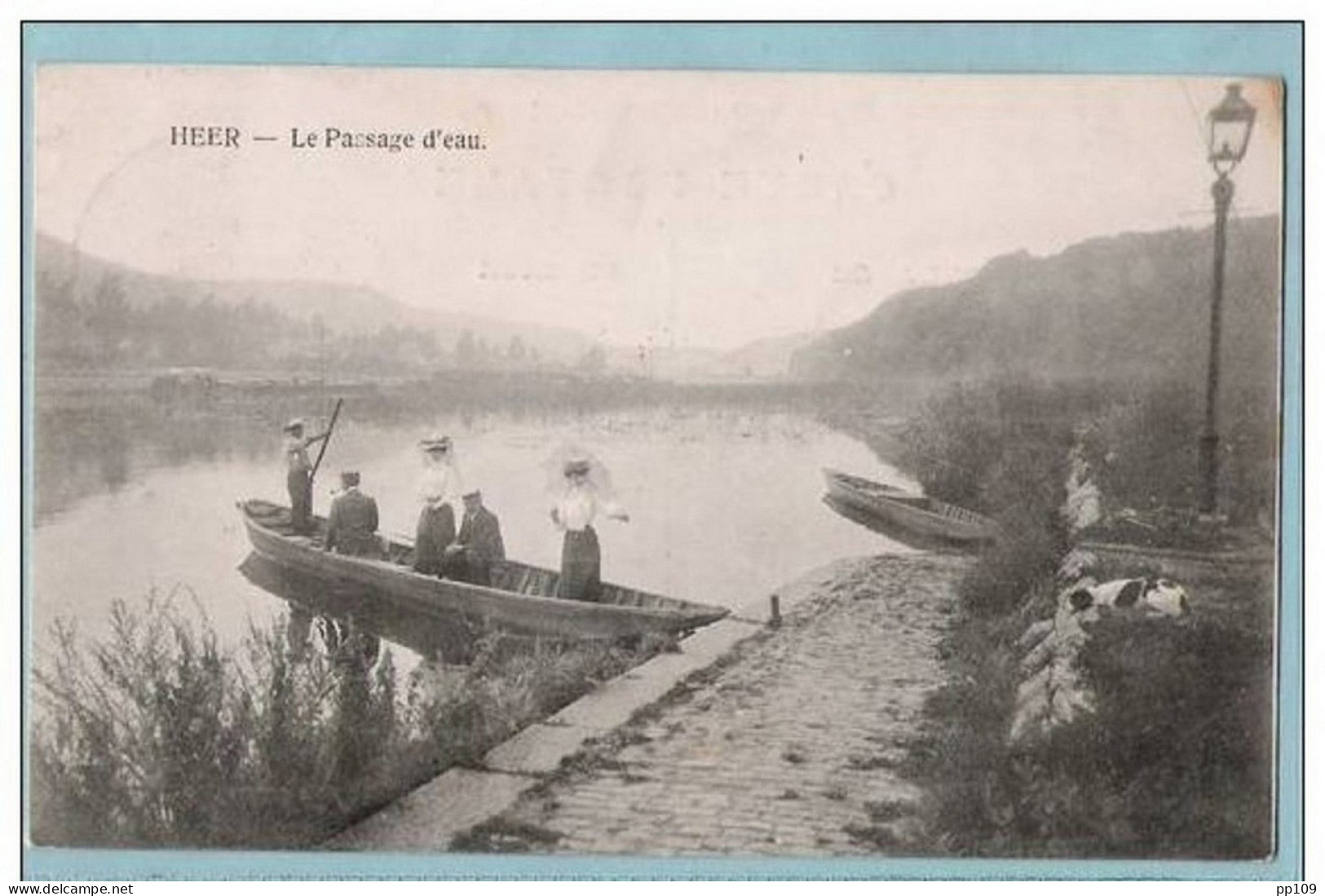 HEER AGIMONT Le Passage D'eau - Belle Carte ! 1907 - Hastière
