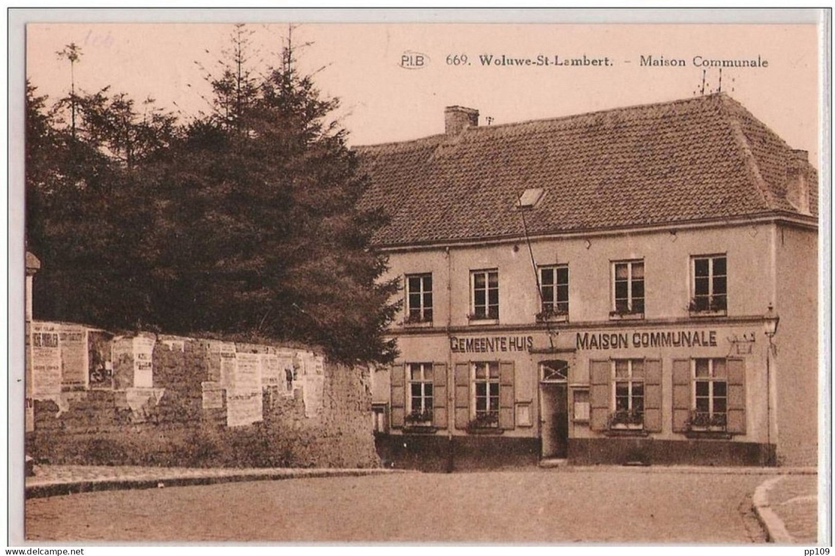 CP Neuve WOLUWE SAINT LAMBERT  Maison Communale  -  Bel état - St-Lambrechts-Woluwe - Woluwe-St-Lambert