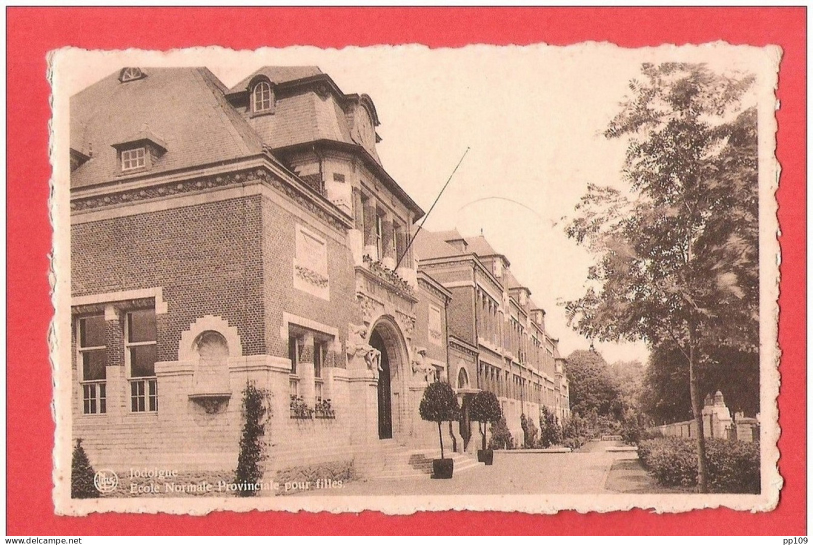 CP Ancienne  JODOIGNE  Ecole Normale Provinciale Pour Filles  - A Circulé En 1946 - Jodoigne