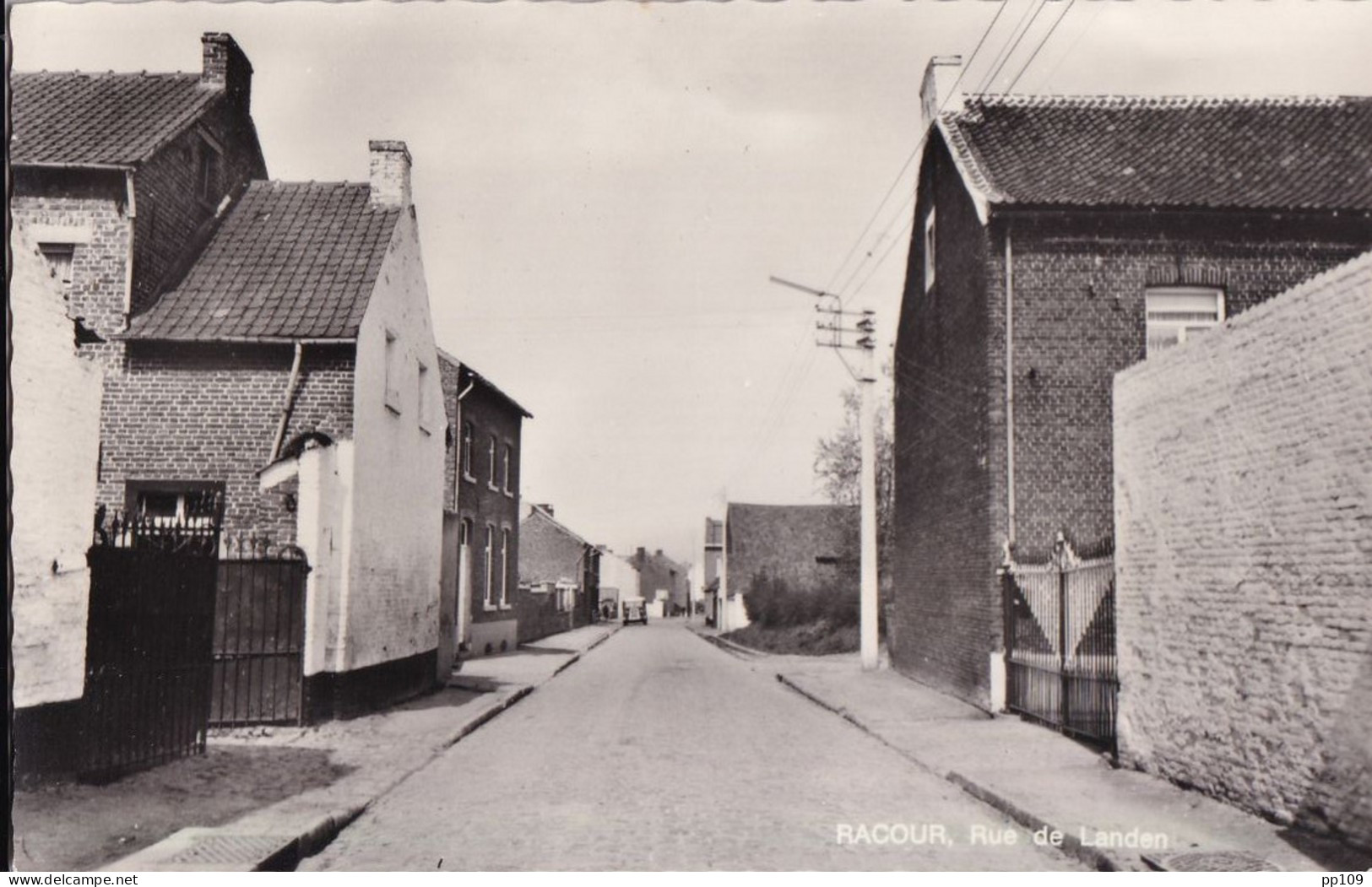 CP RACOUR Rue De Landen - N'a Pas Circulé - Lincent
