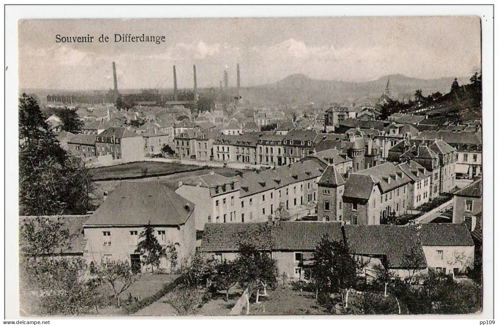 CP LUXEMBOURG Souvenir De Differdange  J.A Weber, Phot. Petange N°508  - 1910 - Differdingen