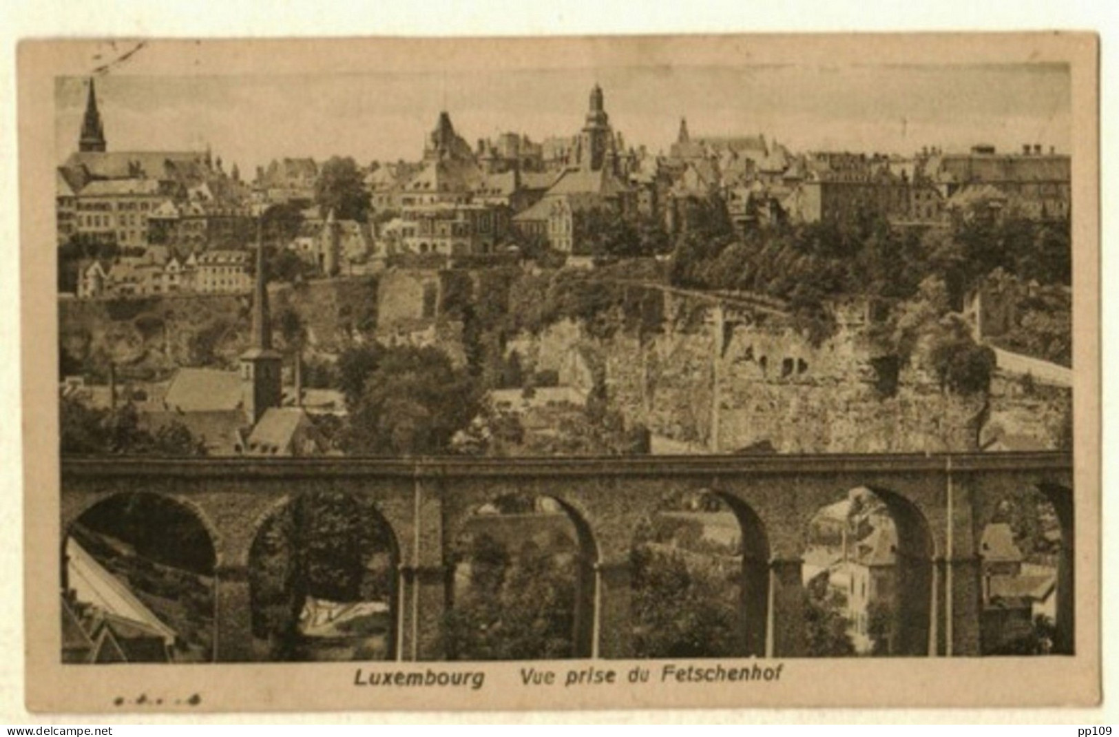 CP LUXEMBOURG Fetschenhof  Guerre 14-18 Obl 10 III 19 Vers TROIS PONTS (Belgique) + CENSURE MILITAIRE Courrier Civil ! - 1914-24 Marie-Adélaïde